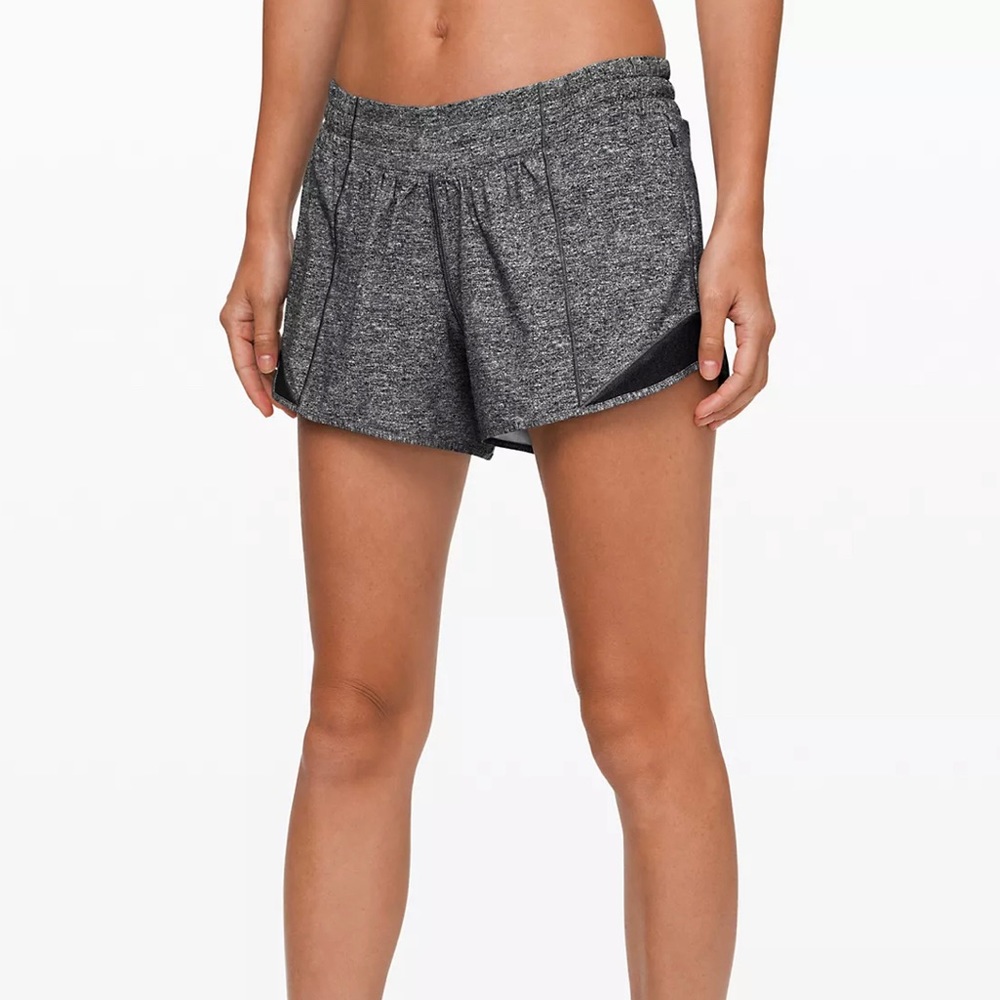 Lululemon Gray Hotty Hot Shorts
